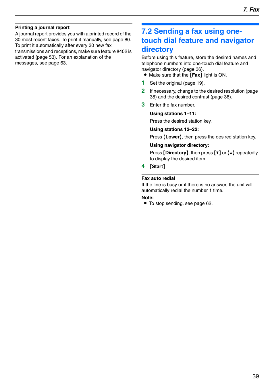 Panasonic KX-FLM671 User Manual | Page 39 / 92
