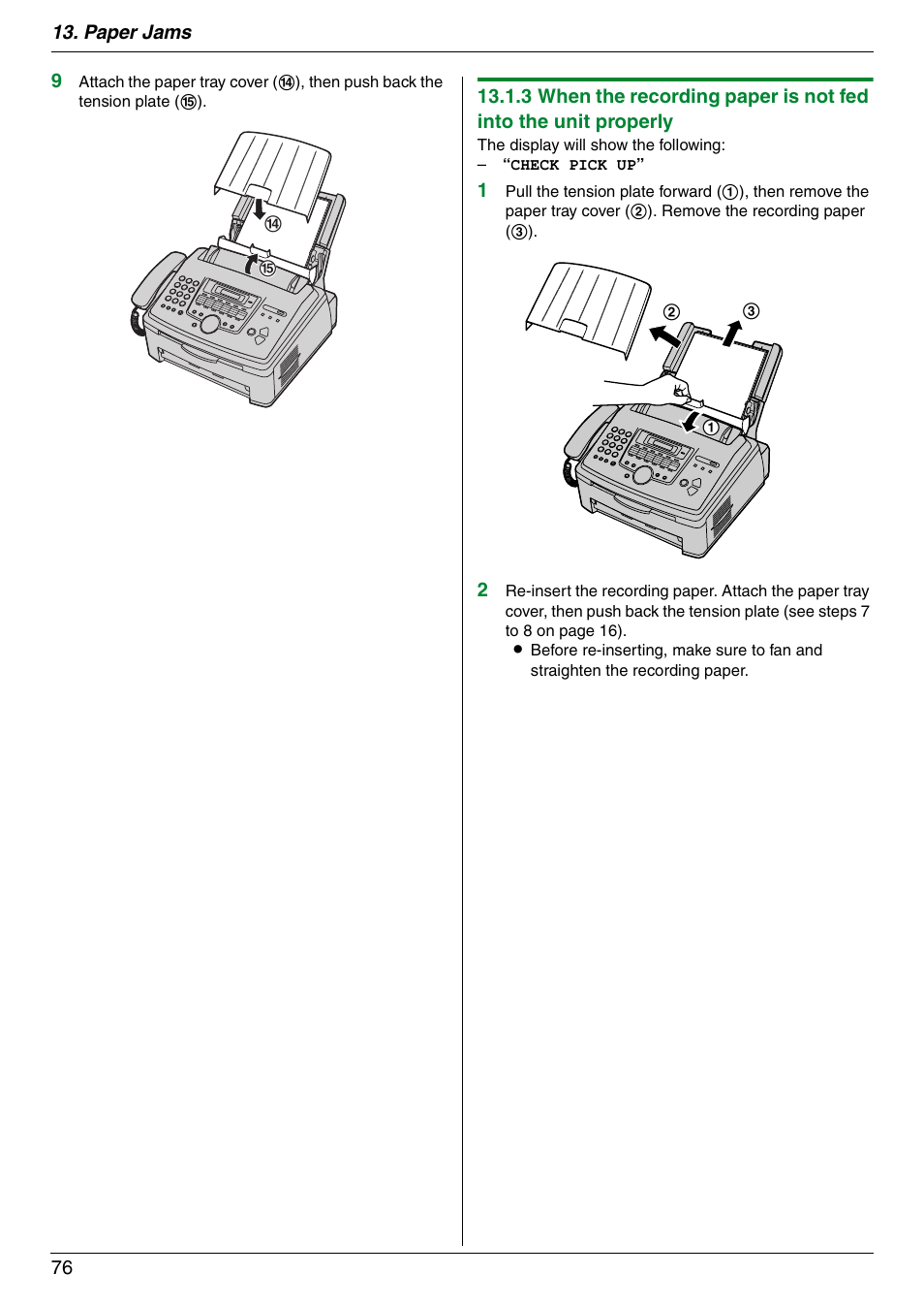 Panasonic KX-FLM671 User Manual | Page 76 / 92