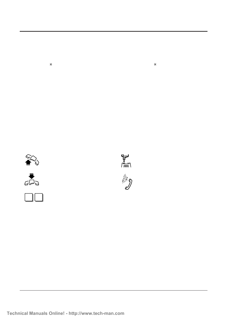 Description of the symbols used in this manual | Panasonic KX-TD816 User Manual | Page 10 / 131