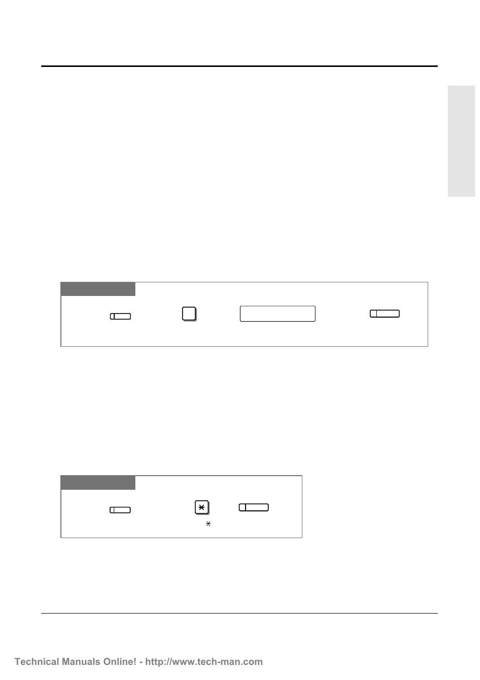2 proprietary telephone settings, Line access buttons | Panasonic KX-TD816 User Manual | Page 17 / 131
