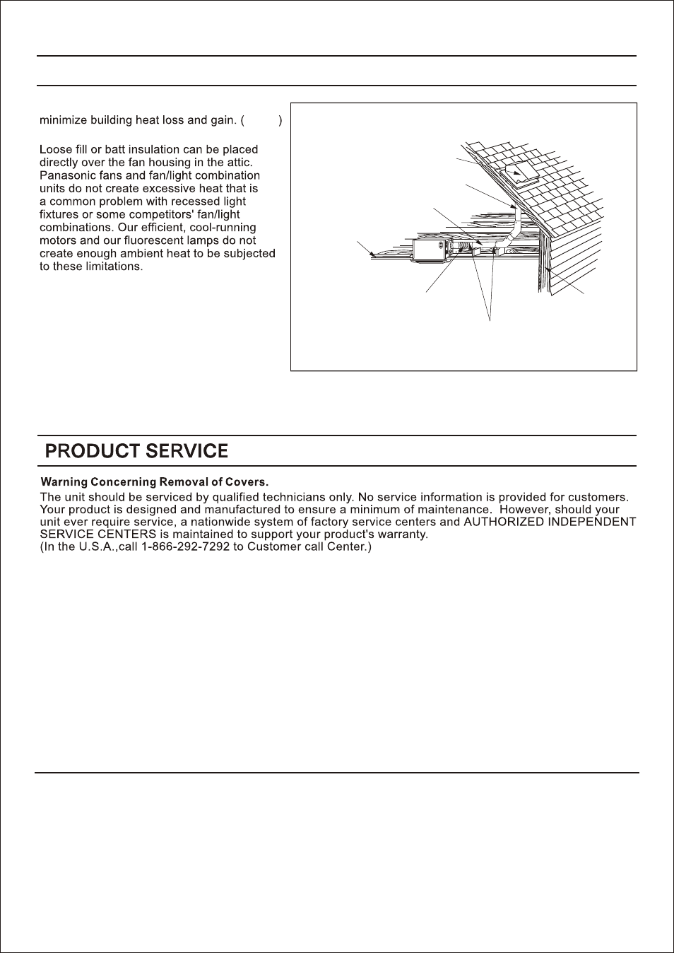 Т³гж 12, Practical guide to installation, Panasonic consumer electronics company | Panasonic canada inc | Panasonic FV-11VH2 User Manual | Page 12 / 12