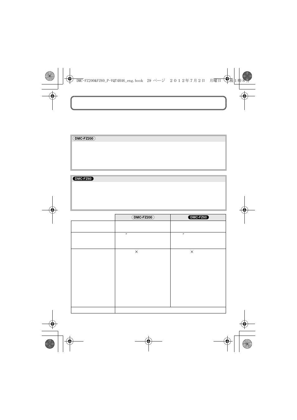 Specifications | Panasonic DMC-FZ200 User Manual | Page 29 / 40