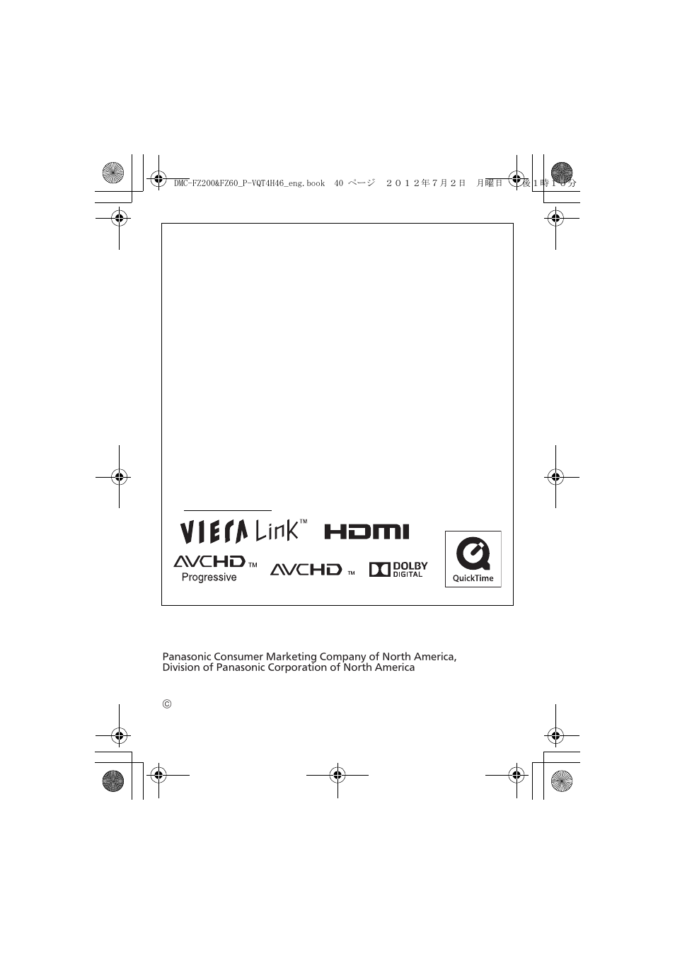 Panasonic DMC-FZ200 User Manual | Page 40 / 40