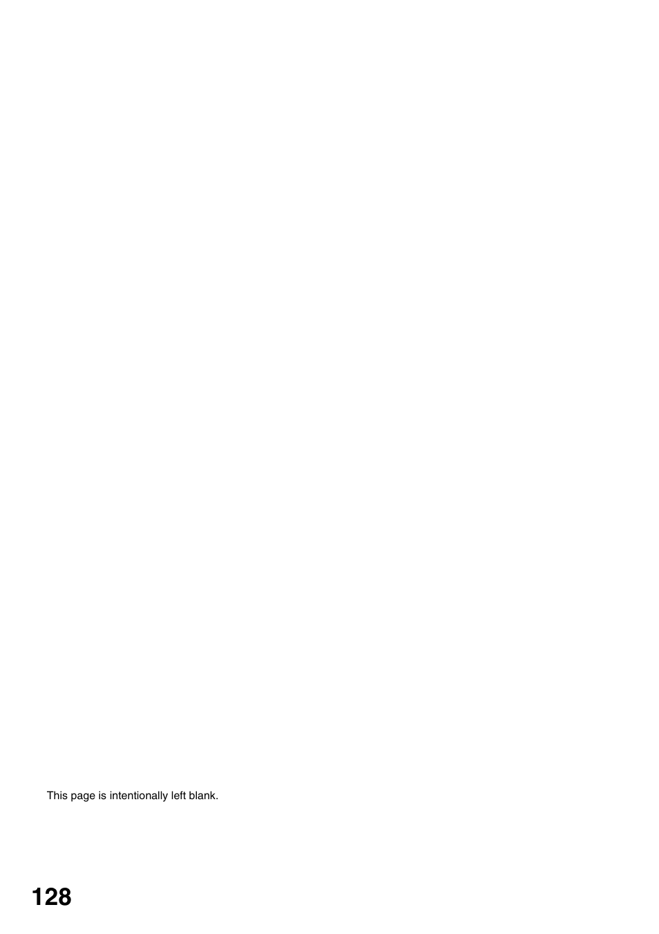 Panasonic 3000 User Manual | Page 128 / 138