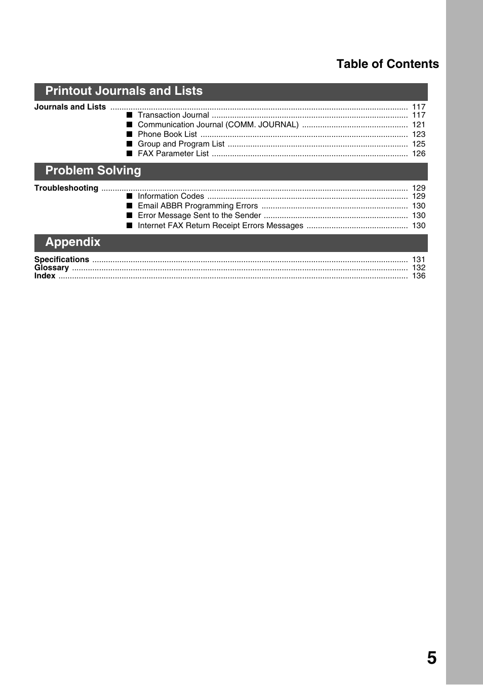 Panasonic 3000 User Manual | Page 5 / 138