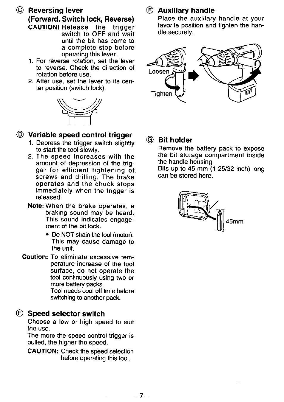 Panasonic EY6230 User Manual | Page 8 / 12