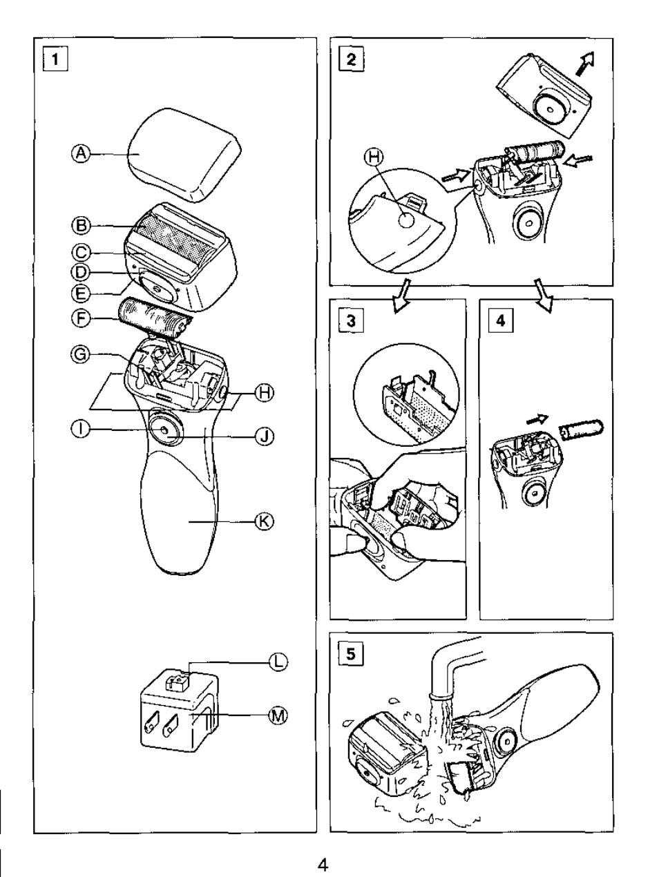 Panasonic ES2205 User Manual | Page 4 / 16
