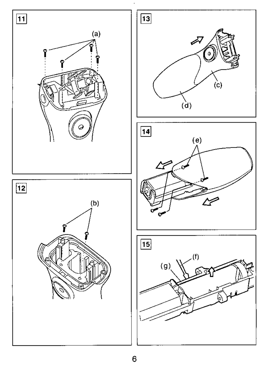 Panasonic ES2205 User Manual | Page 6 / 16