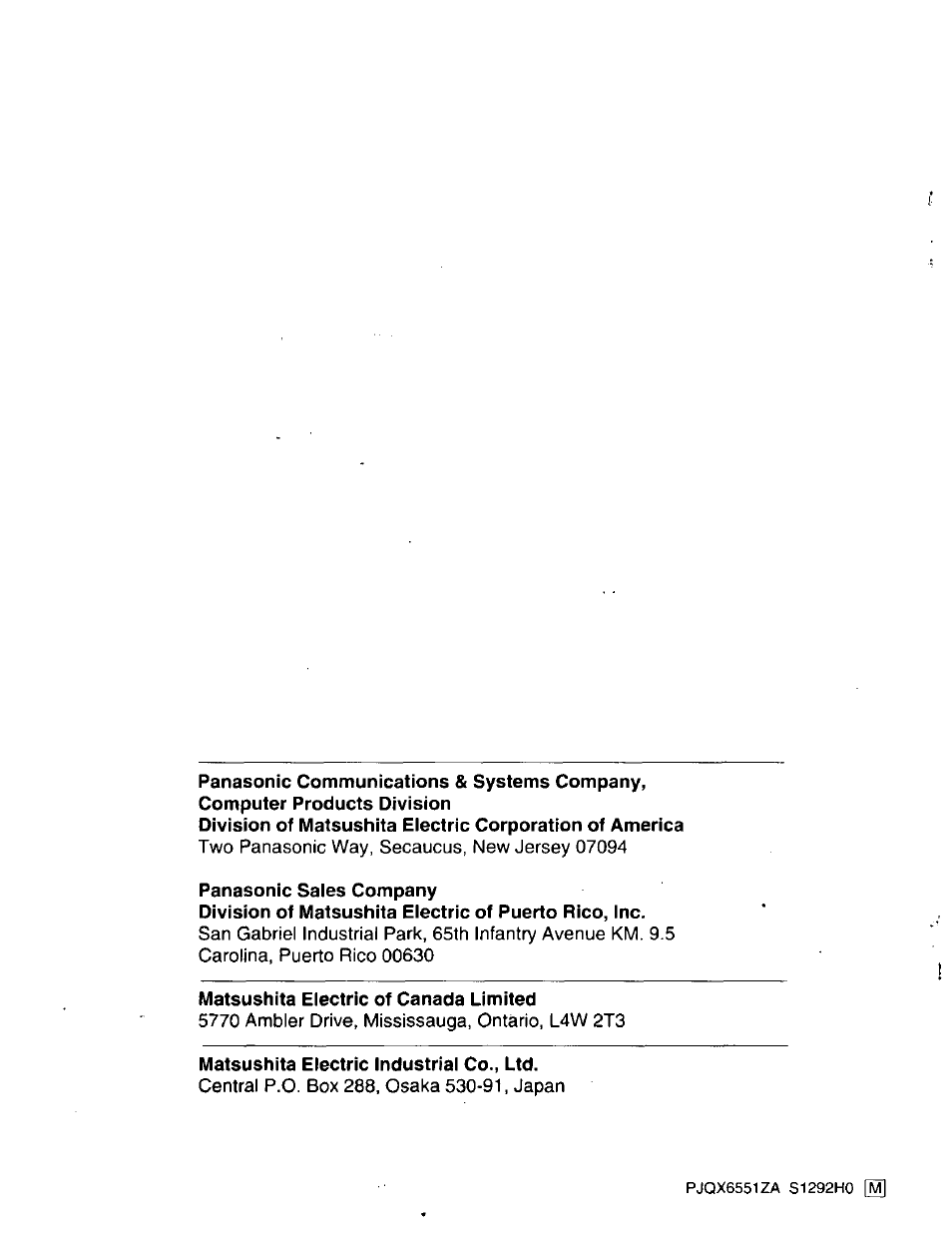 Panasonic KX-P2023 User Manual | Page 88 / 88