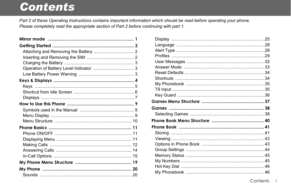 Panasonic G70 User Manual | Page 2 / 109