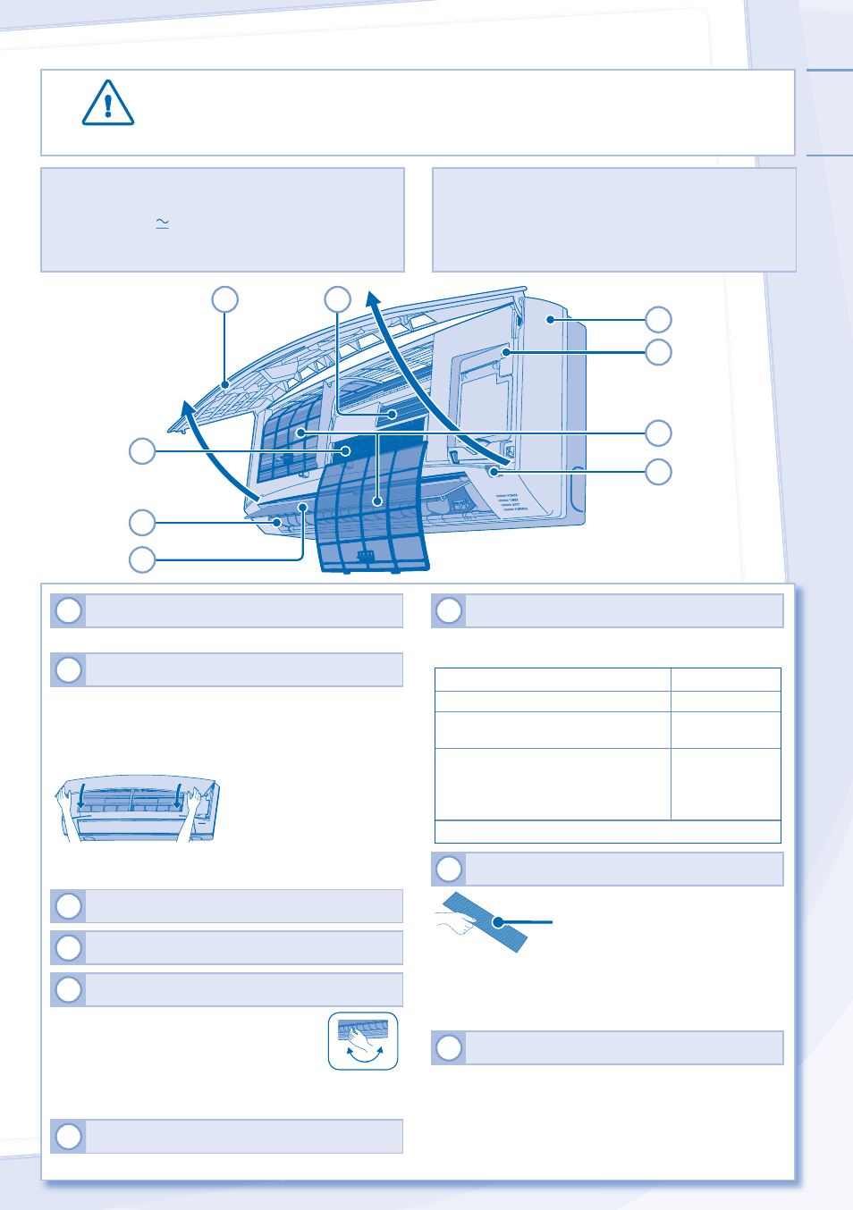 Indoor unit | Panasonic CU-E22JKK User Manual | Page 5 / 10