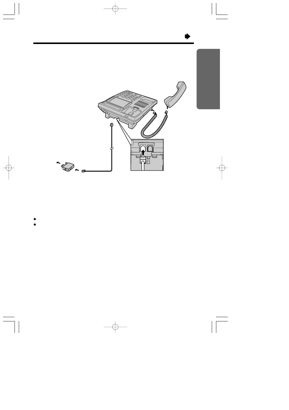 Connecting the handset/telephone line cord, 7preparation | Panasonic KX-T2375ALW User Manual | Page 7 / 36
