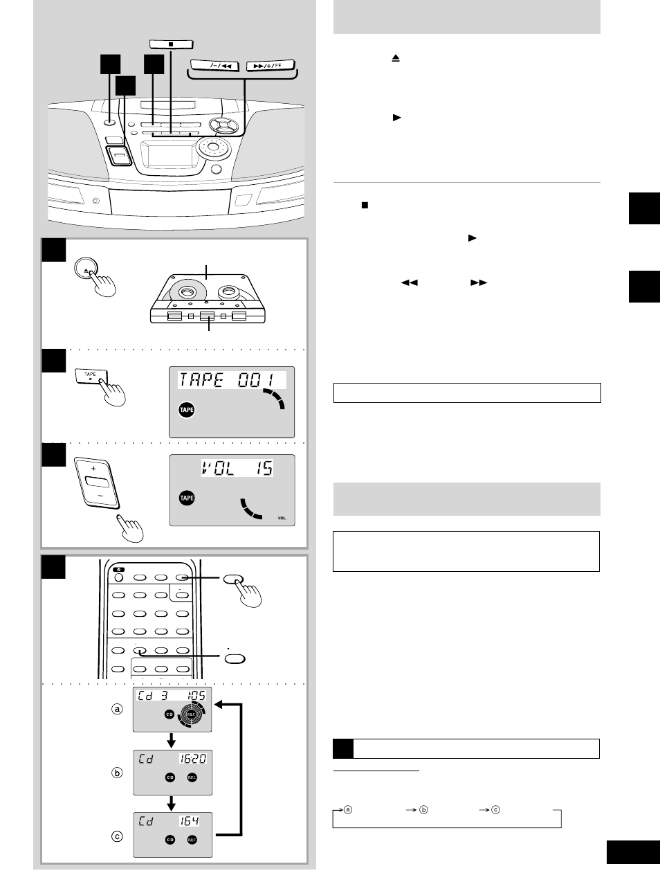 Cassettes, Recording, Tips on recording | Panasonic RX-ES20 User Manual | Page 13 / 20