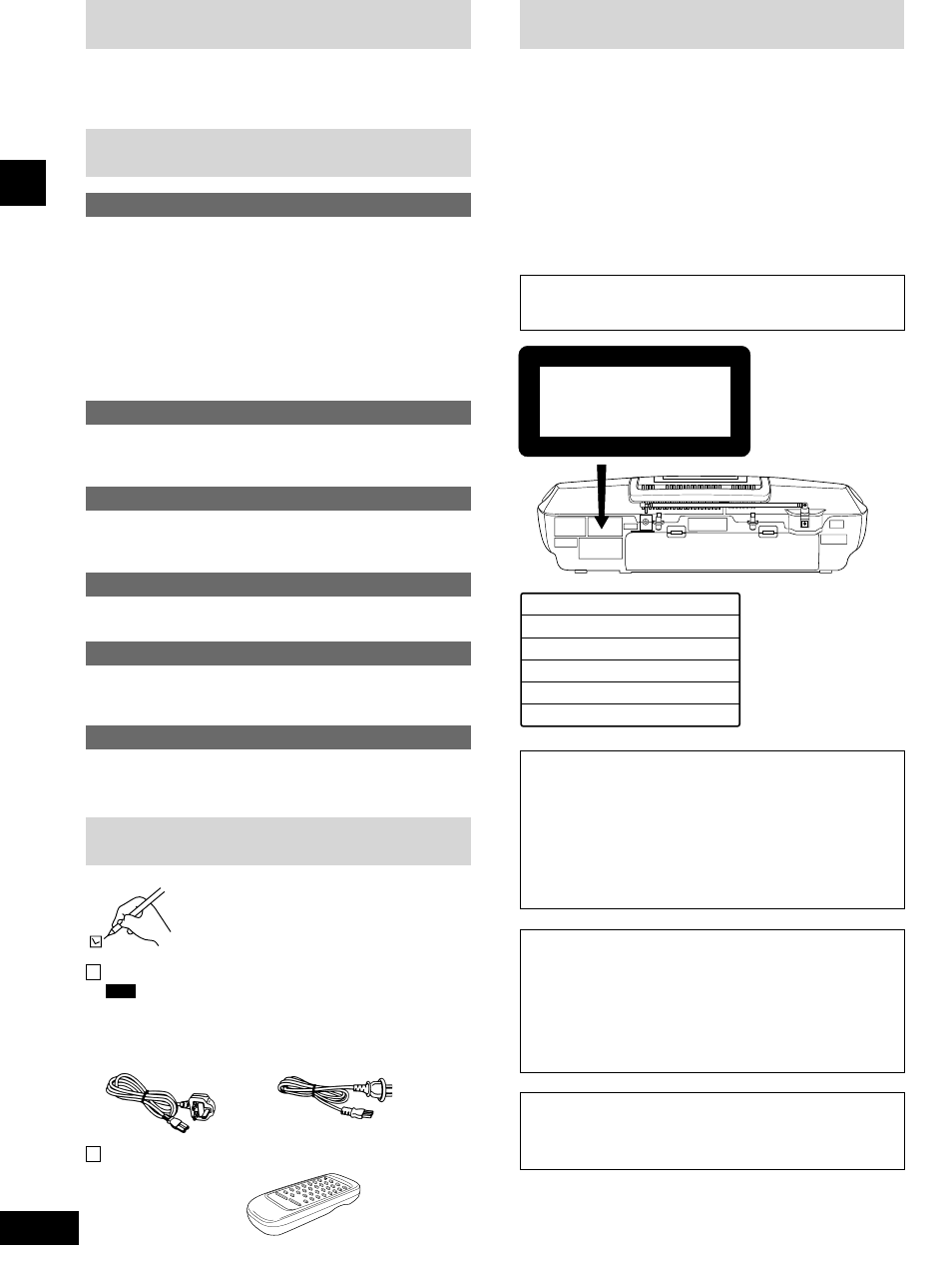 Panasonic RX-ES20 User Manual | Page 2 / 20