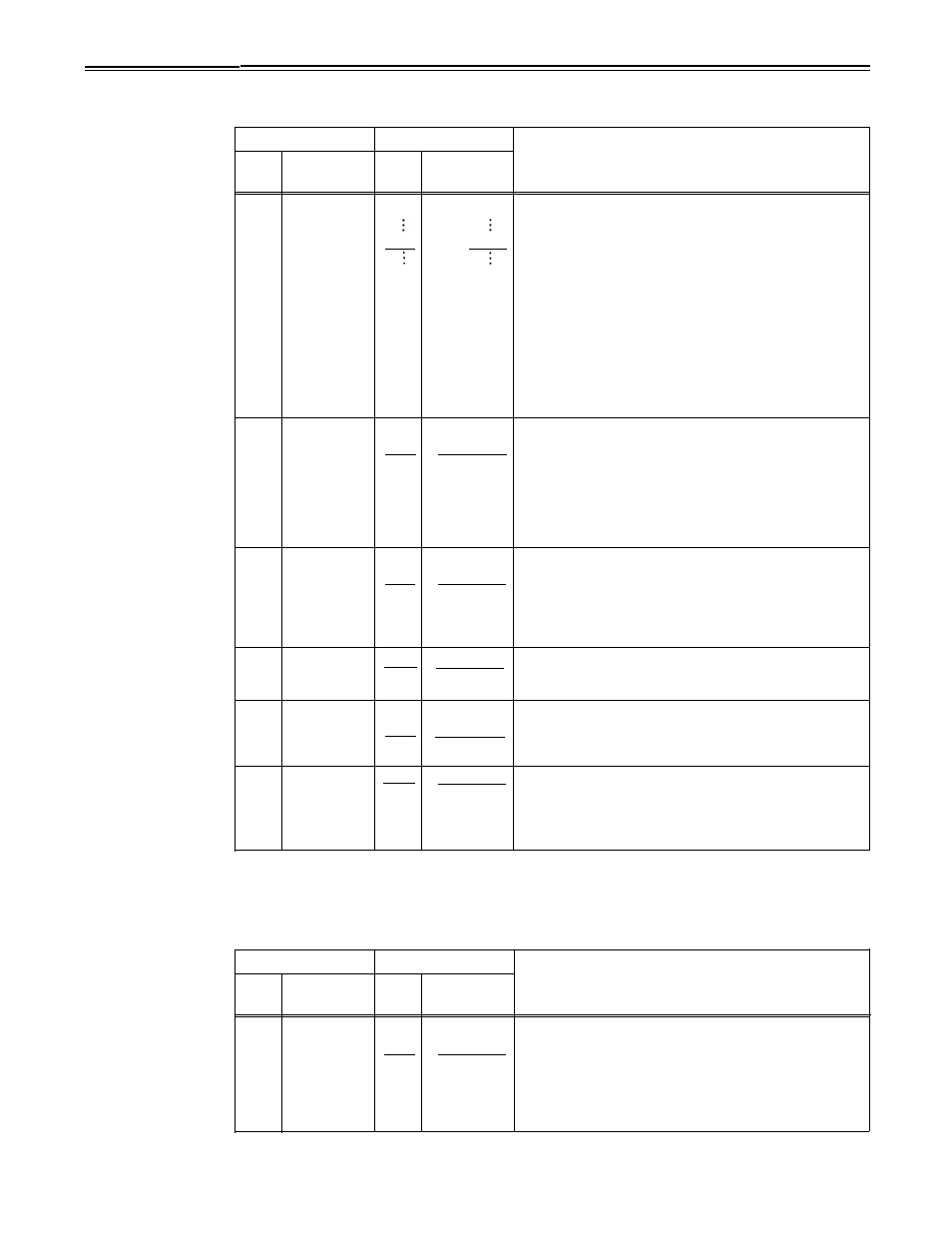 Setup (setting) menus, User menu, Basic | Continued), Operation | Panasonic AJ-D650 User Manual | Page 28 / 65