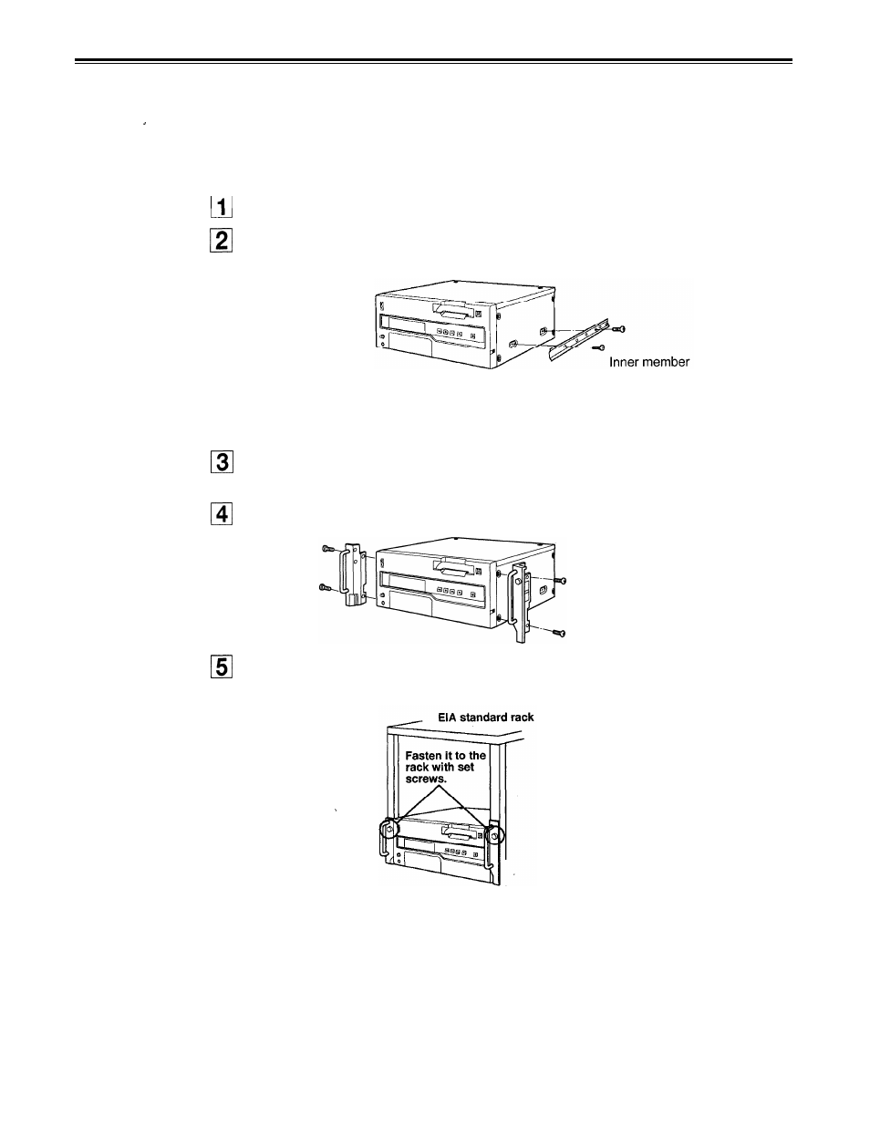 Rack mounting | Panasonic AJ-D650 User Manual | Page 45 / 65