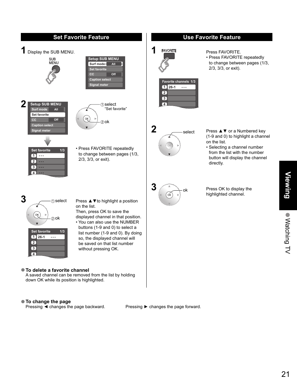 Viewing, W atching tv | Panasonic VIVA TH-65PZ750U User Manual | Page 21 / 73