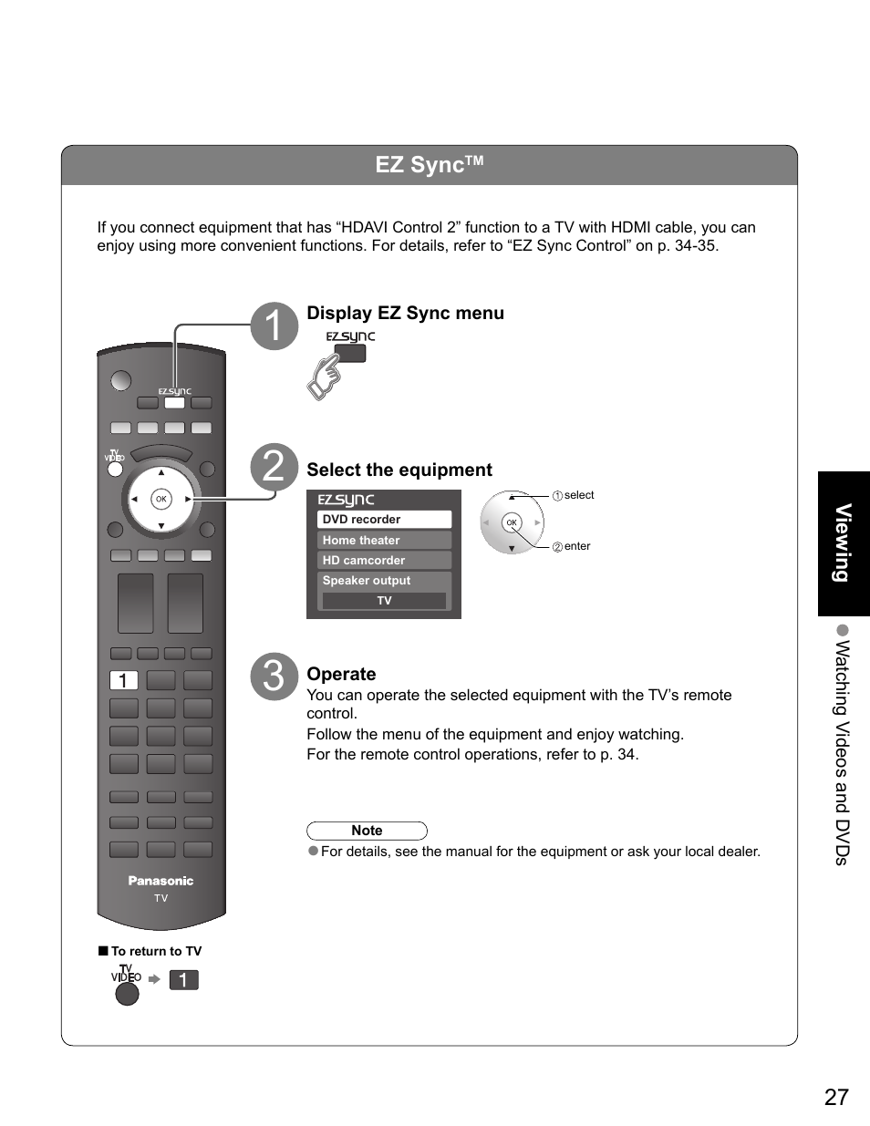 Panasonic VIVA TH-65PZ750U User Manual | Page 27 / 73