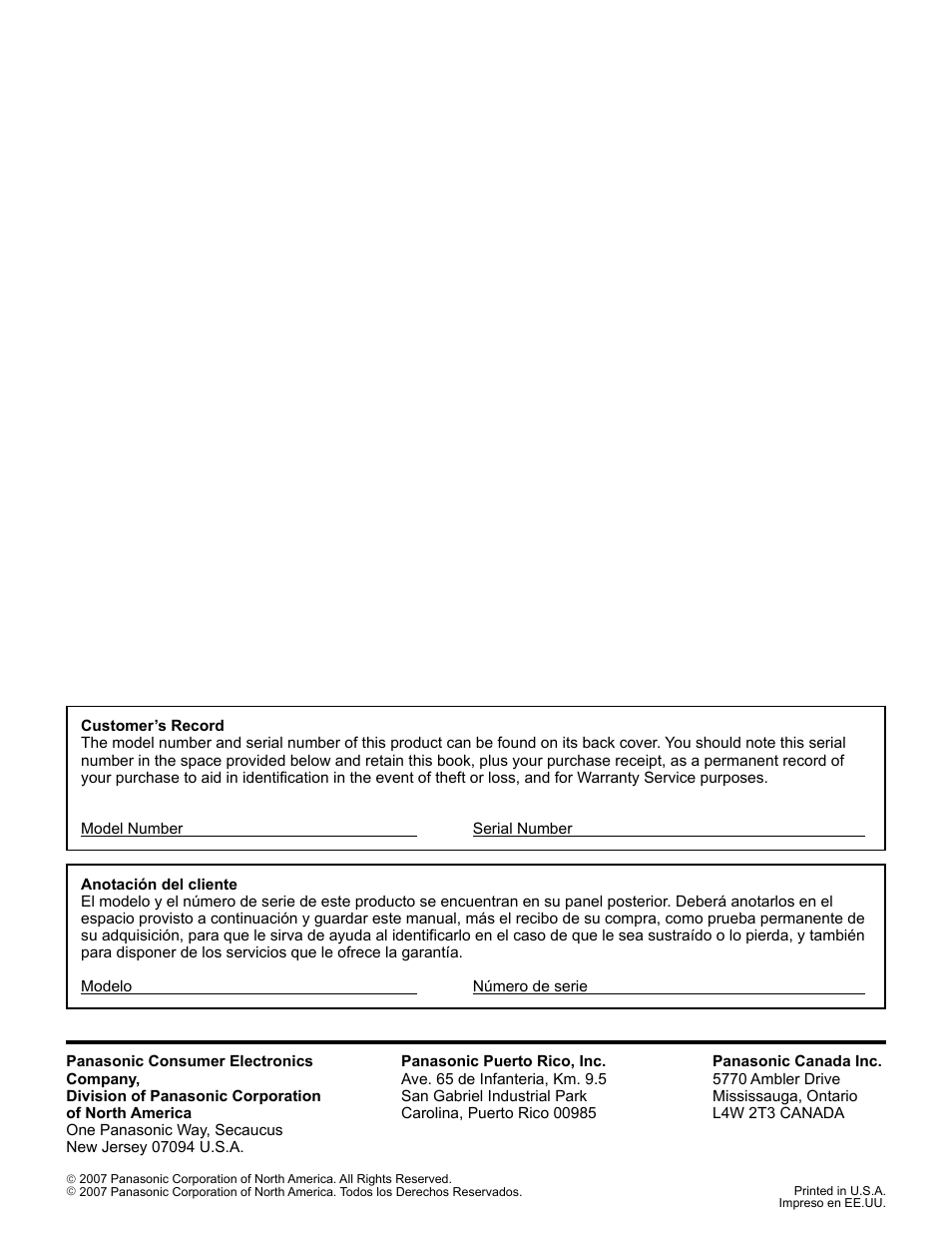 Panasonic VIVA TH-65PZ750U User Manual | Page 62 / 73