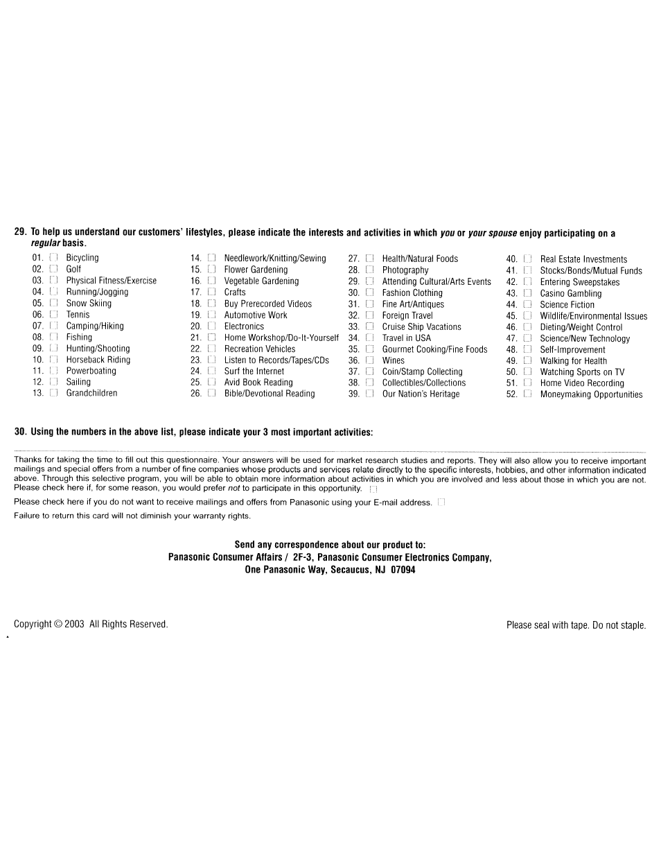 Panasonic VIVA TH-65PZ750U User Manual | Page 68 / 73