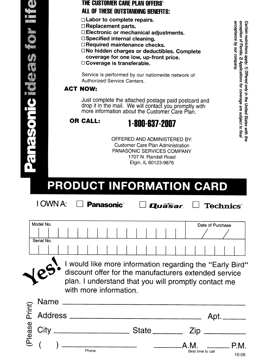 Panasonic VIVA TH-65PZ750U User Manual | Page 73 / 73