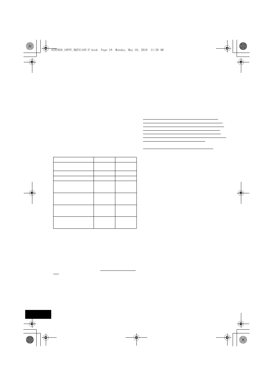 Limited warranty (only for u.s.a. and puerto rico), Panasonic home audio products limited warranty | Panasonic RQTX1165-1P User Manual | Page 18 / 28