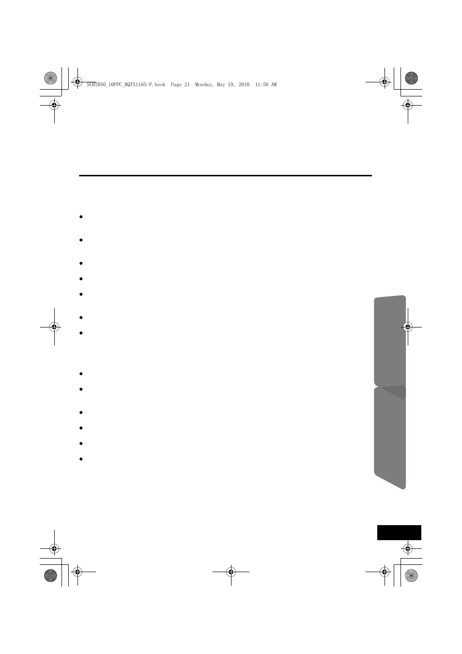 Safety precautions, Sc-htb10 | Panasonic RQTX1165-1P User Manual | Page 21 / 28