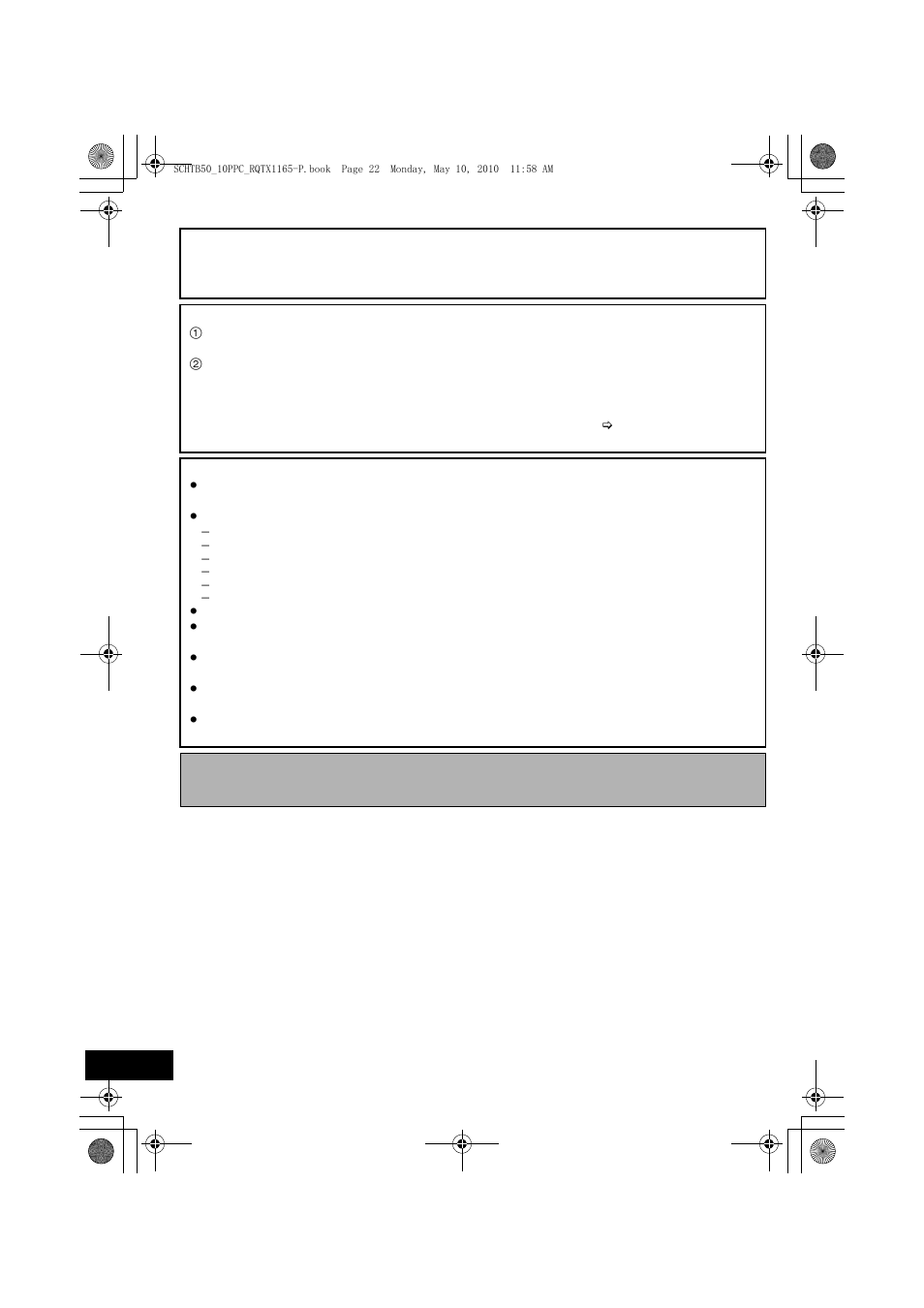 Panasonic RQTX1165-1P User Manual | Page 22 / 28