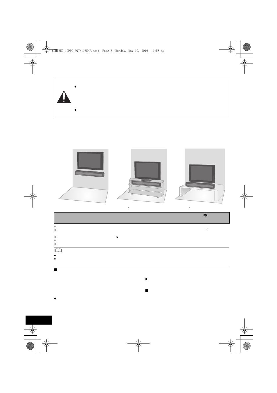 Placement | Panasonic RQTX1165-1P User Manual | Page 8 / 28