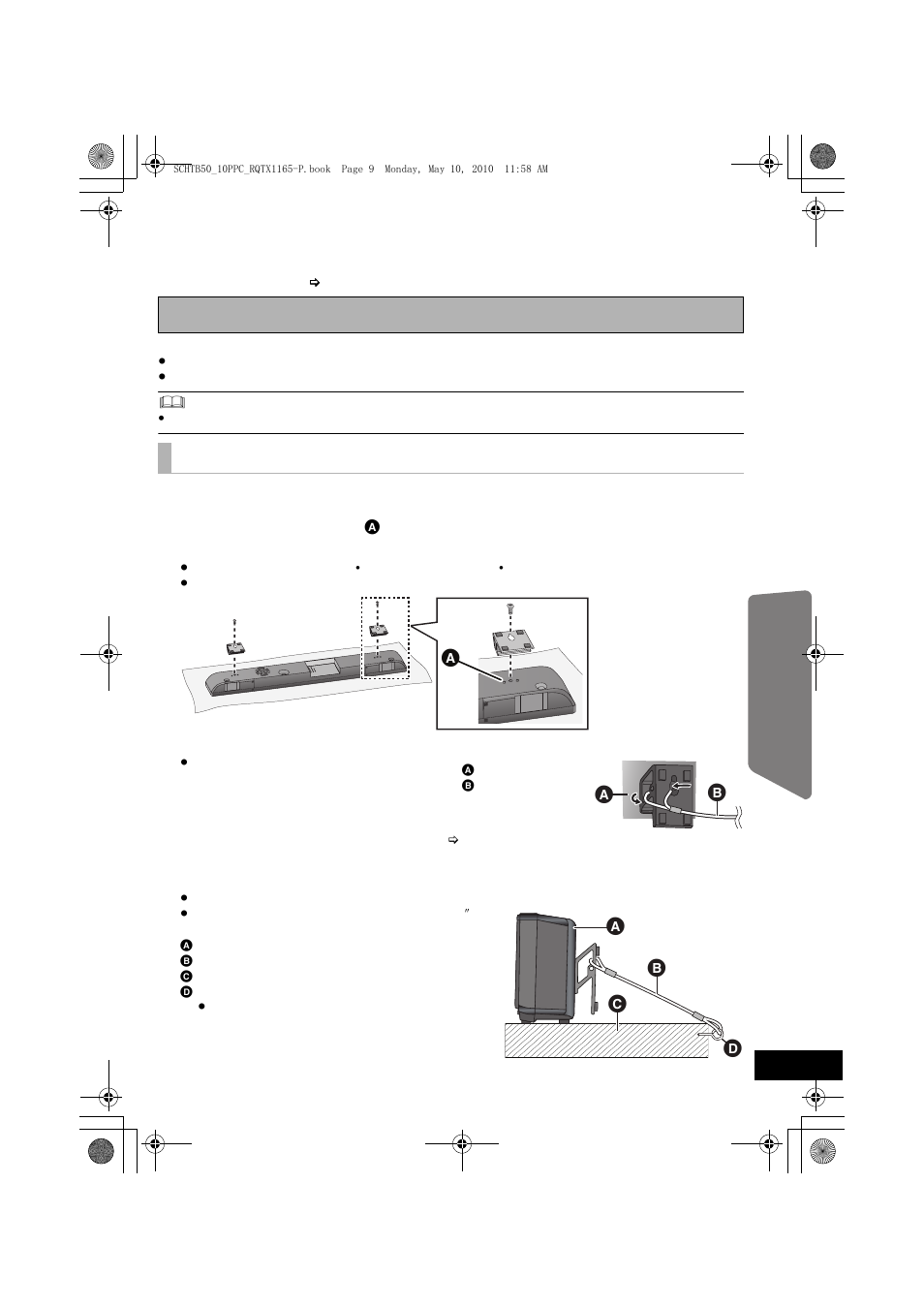Assembling the unit | Panasonic RQTX1165-1P User Manual | Page 9 / 28