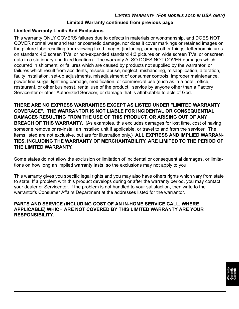 Panasonic CT-26WC15 User Manual | Page 59 / 64