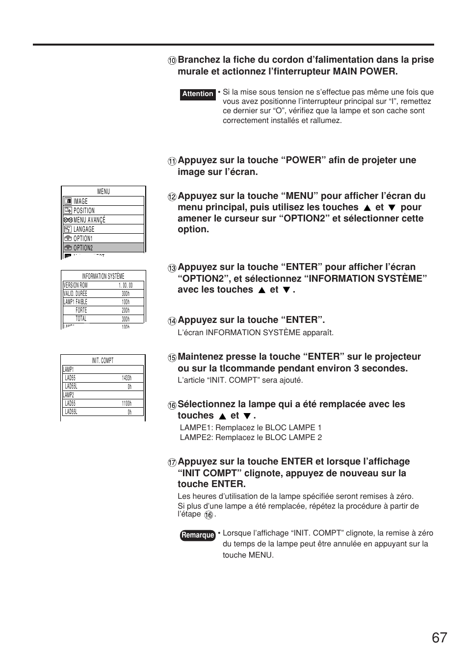 Panasonic PT-D5500U User Manual | Page 67 / 68