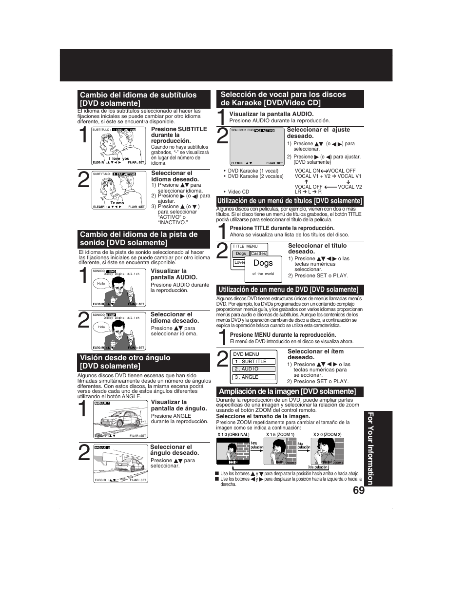 Dogs | Panasonic PV-DM2792 User Manual | Page 68 / 75