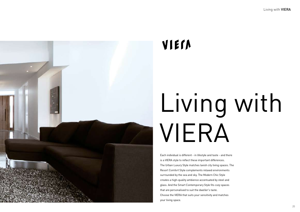 Living with viera | Panasonic Viera TY-WK42PR4W User Manual | Page 25 / 52