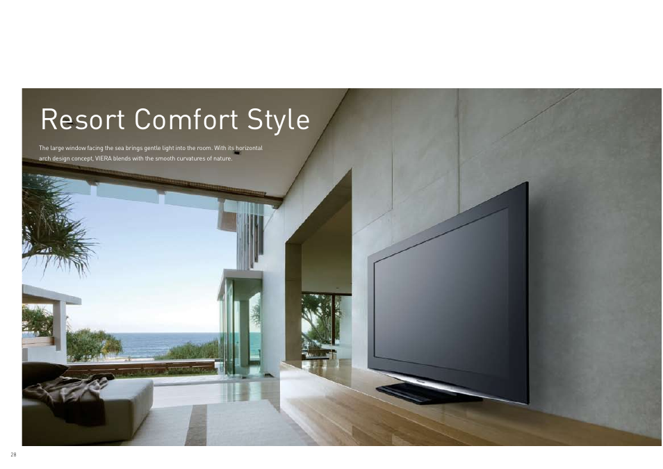 Resort comfort style | Panasonic Viera TY-WK42PR4W User Manual | Page 28 / 52