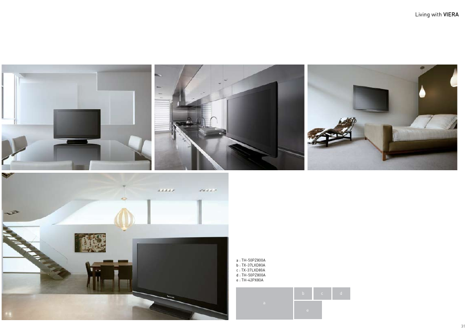 Smart contemporary style | Panasonic Viera TY-WK42PR4W User Manual | Page 31 / 52