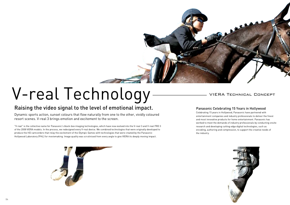 V-real technology, Special plasma features, Processor | Panel, Driver, Viera technical concept | Panasonic Viera TY-WK42PR4W User Manual | Page 4 / 52