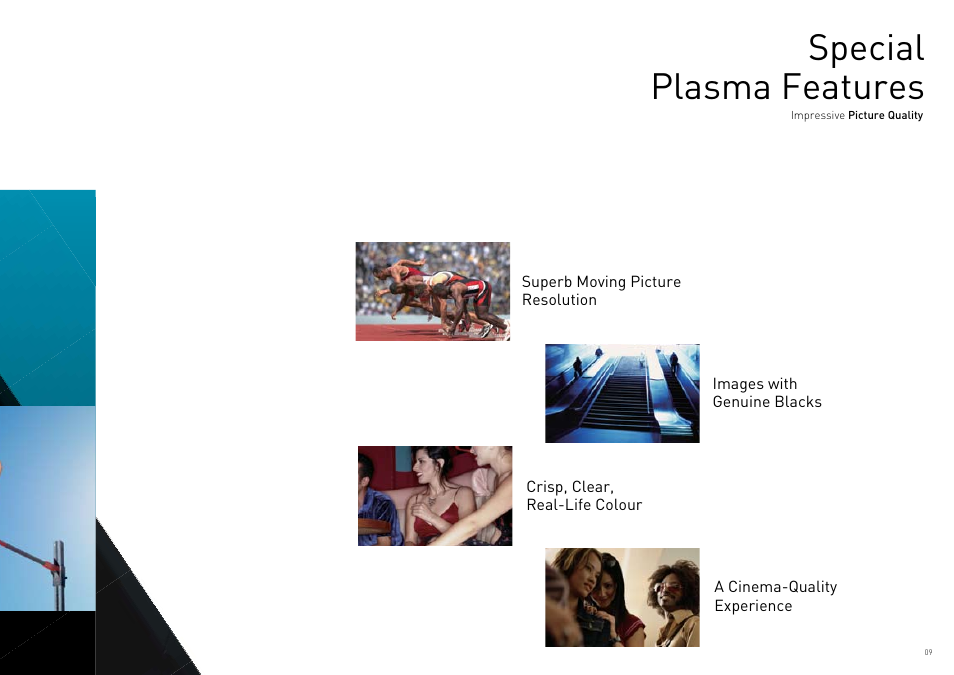 Impressive picture quality, Special plasma features | Panasonic Viera TY-WK42PR4W User Manual | Page 9 / 52