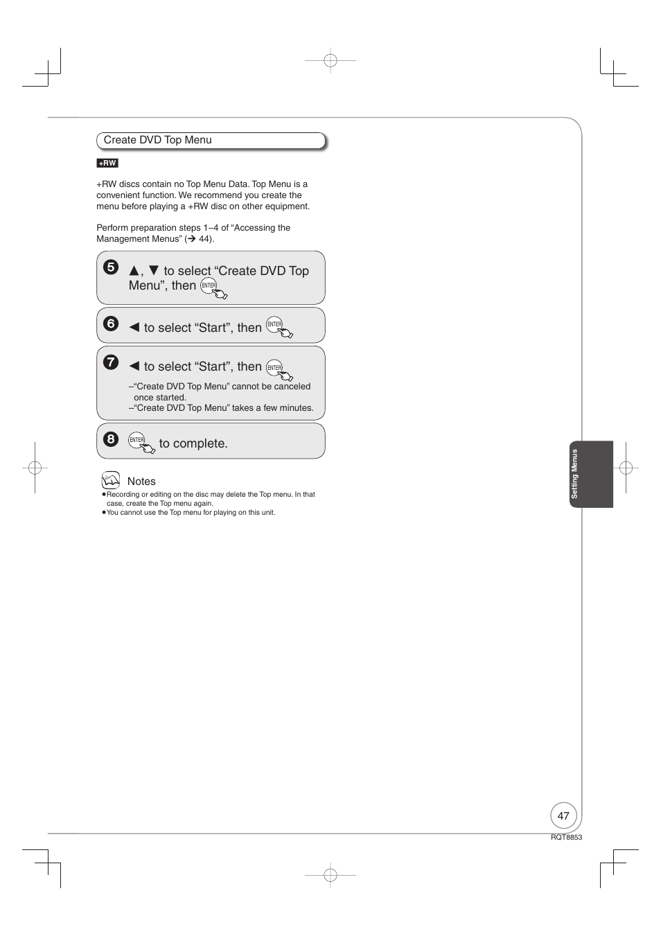 Panasonic DIGA DMR-EZ47V User Manual | Page 47 / 100