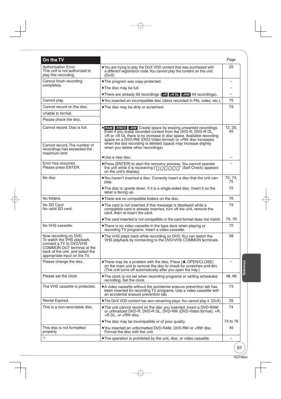 Panasonic DIGA DMR-EZ47V User Manual | Page 91 / 100