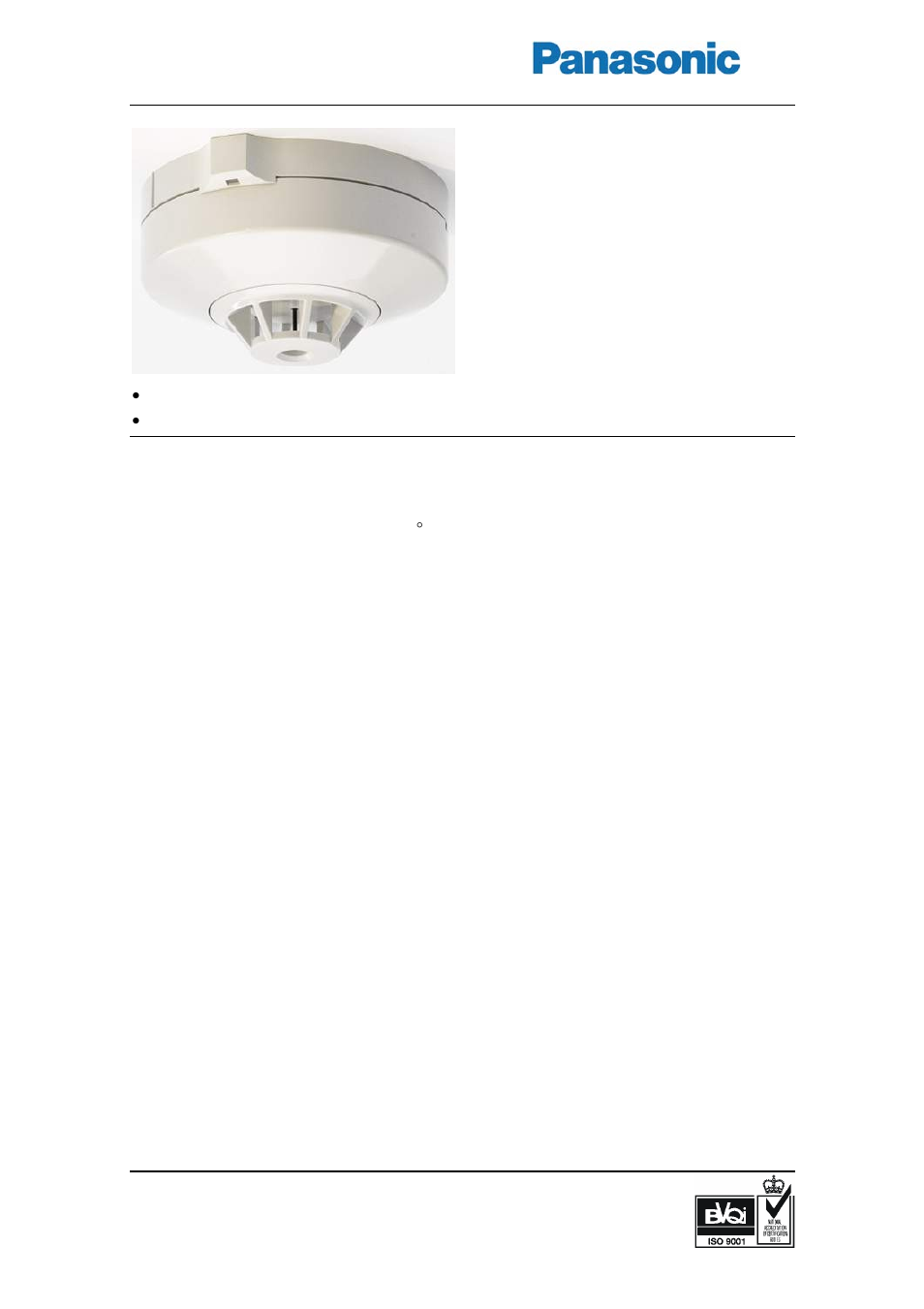 Panasonic 2318 User Manual | 2 pages