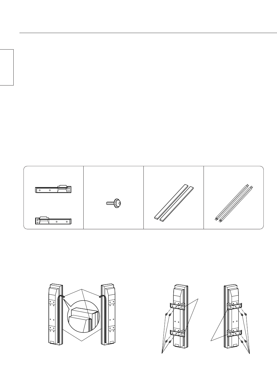 Zubehör vorsichtsmaßnahmen zur sicherheit montage | Panasonic TY-SP42P5-K User Manual | Page 4 / 24