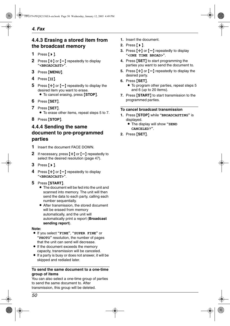 Panasonic KX-FPG378 User Manual | Page 52 / 110