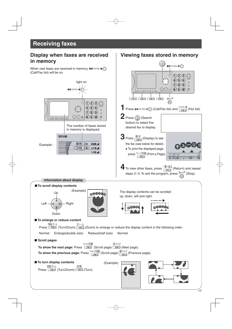 Receiving faxes | Panasonic KX-PW606DW User Manual | Page 17 / 24