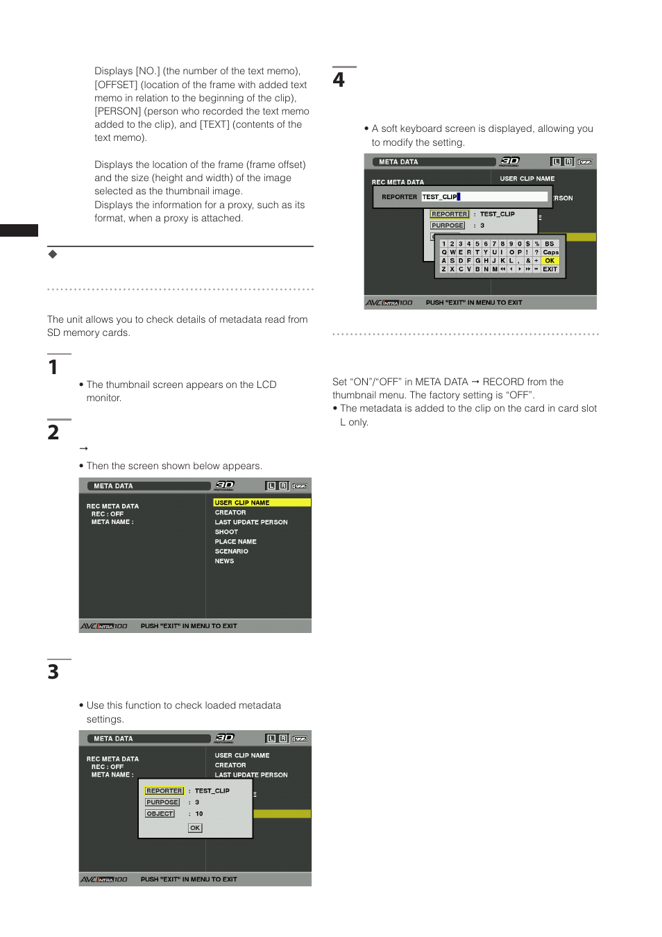 Panasonic AG-3DP1G User Manual | Page 98 / 140