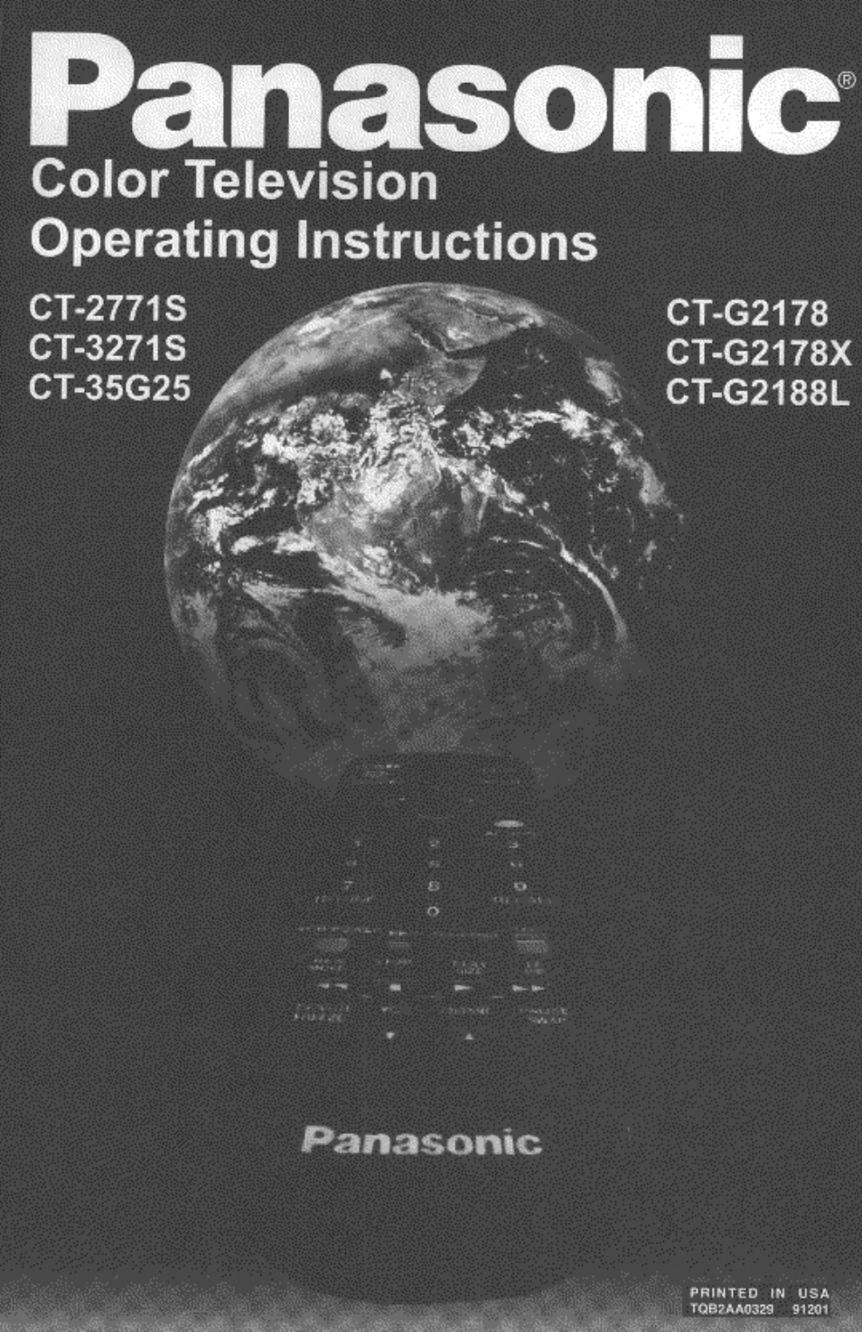 Panasonic CT-2771S User Manual | 32 pages