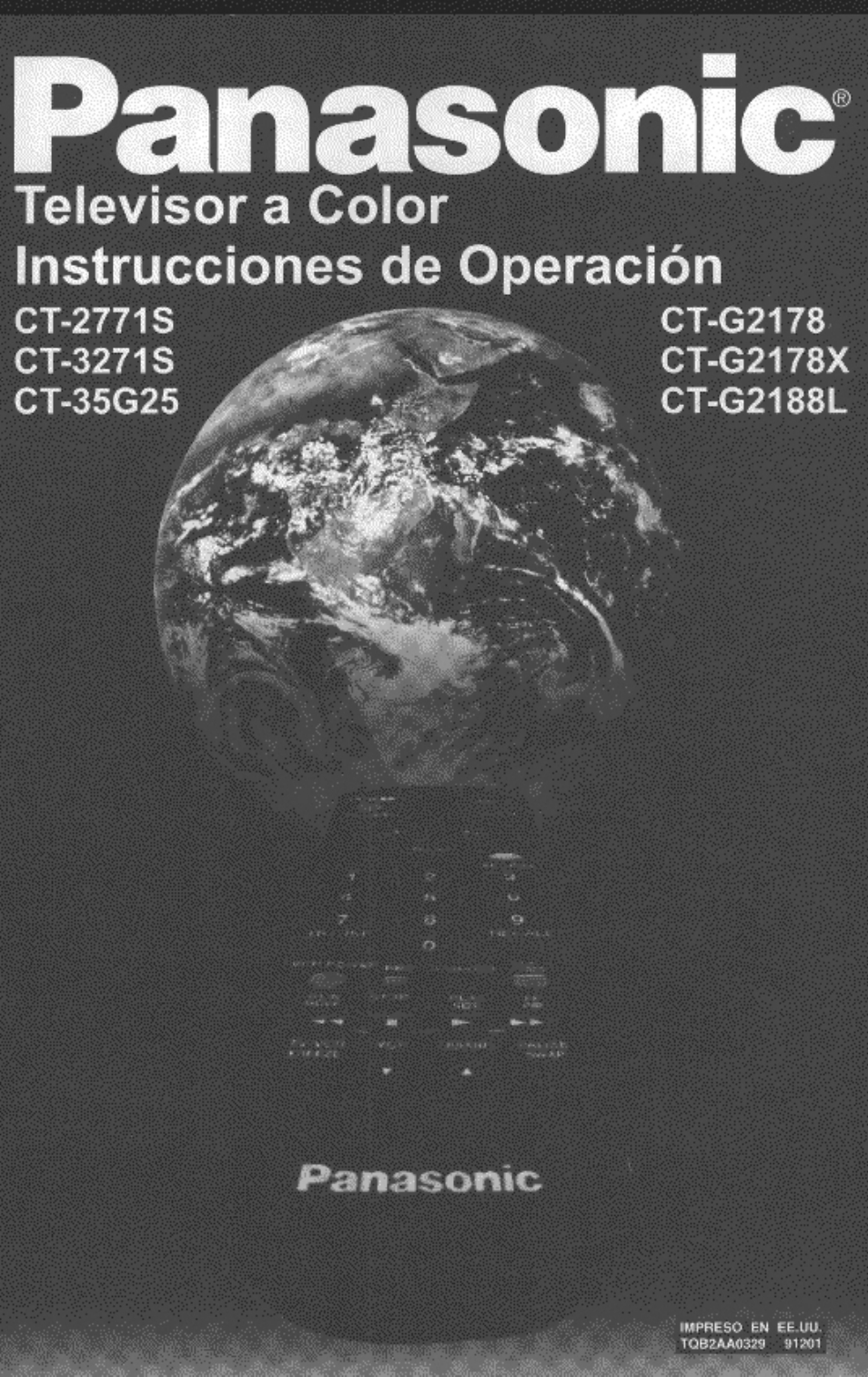 Panasonic, Televisor a color, Instrucciones de operación | Televisor a color instrucciones de operación | Panasonic CT-2771S User Manual | Page 17 / 32