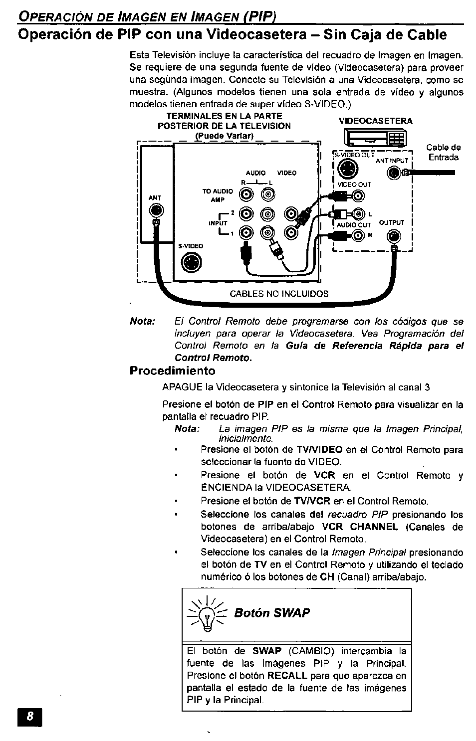 Procedimiento | Panasonic CT-2771S User Manual | Page 24 / 32