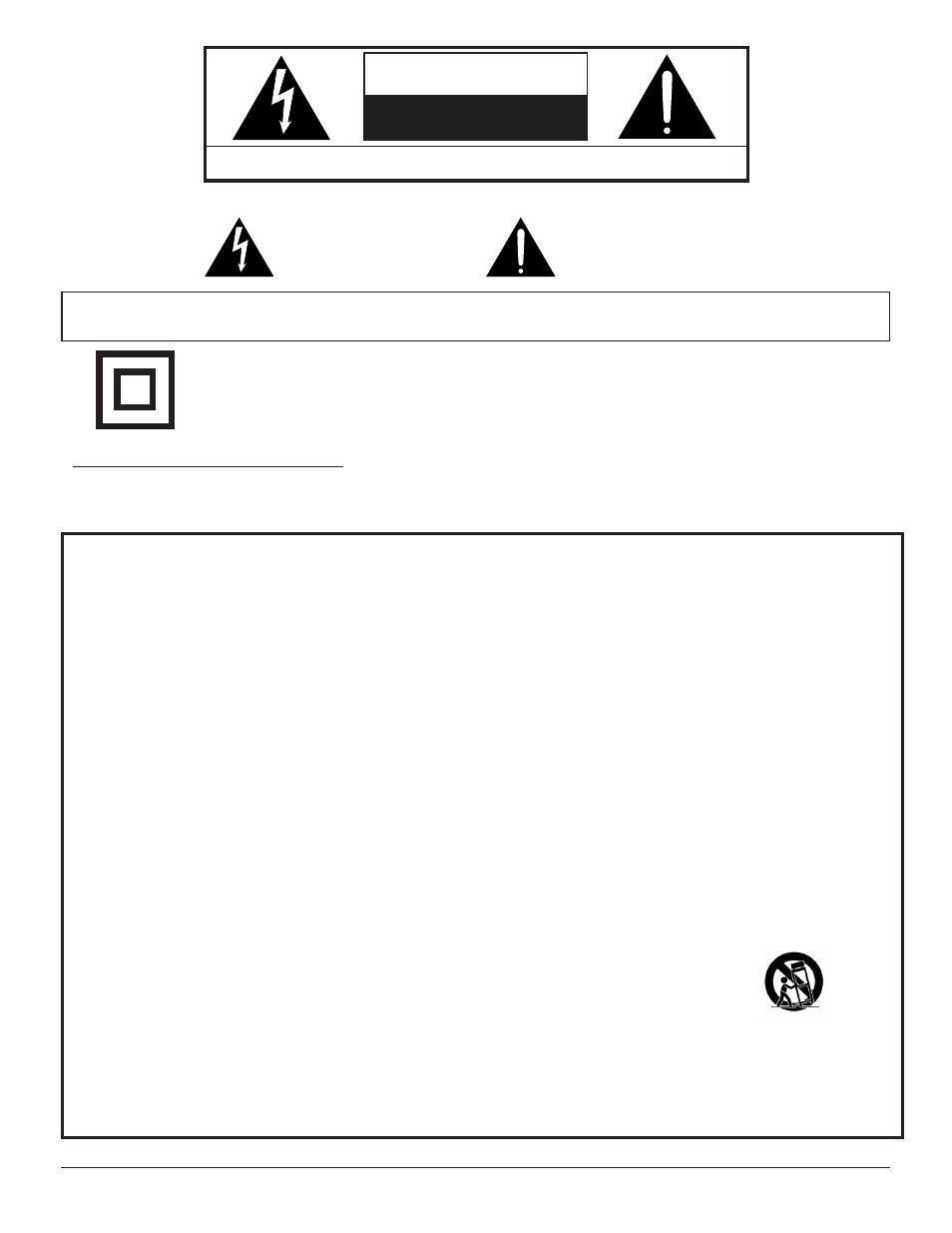 Important safety instructions, Warning | Panasonic TZ-PCD2000 User Manual | Page 2 / 28
