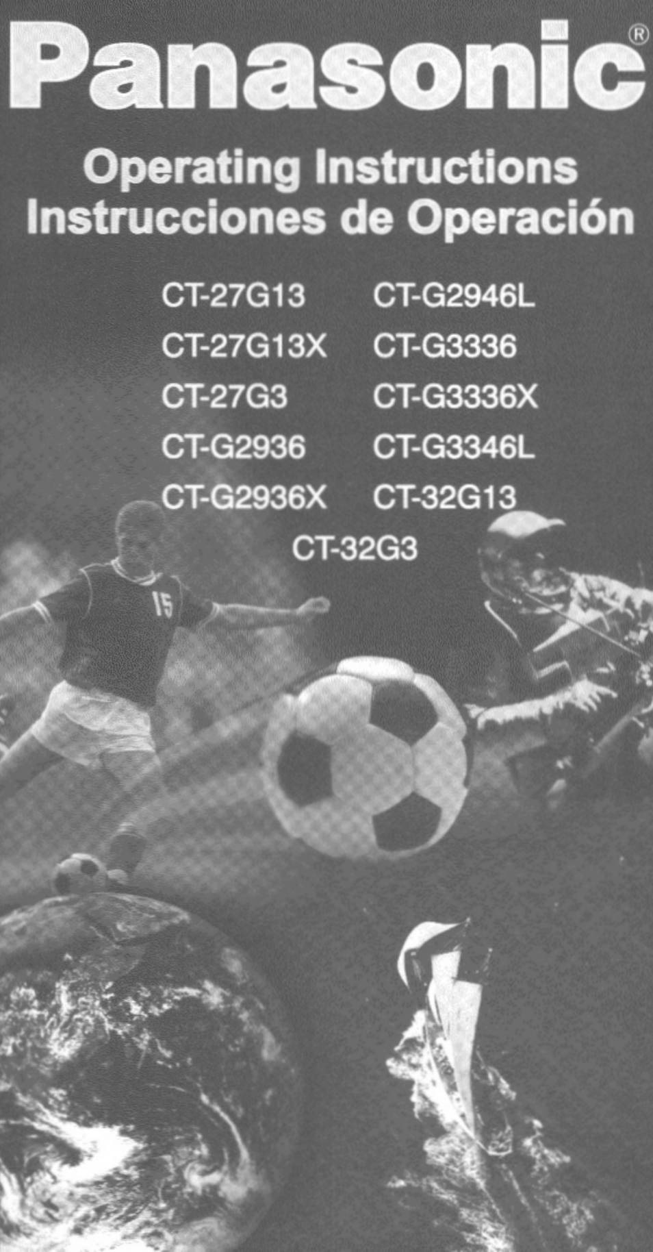 Panasonic CT-27G3 User Manual | 12 pages